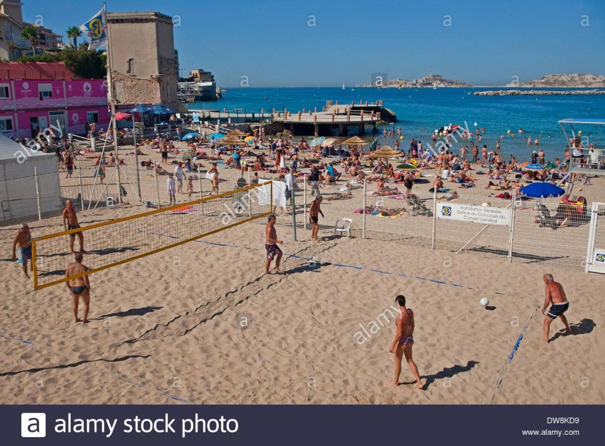 T1 Moderne Plage Des Catalans Marseille Exterior photo