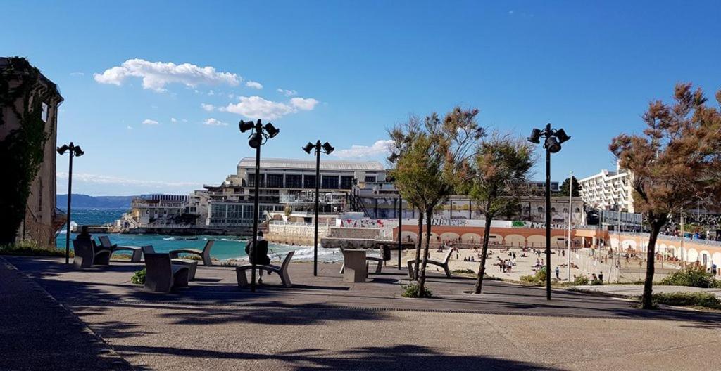 T1 Moderne Plage Des Catalans Marseille Exterior photo